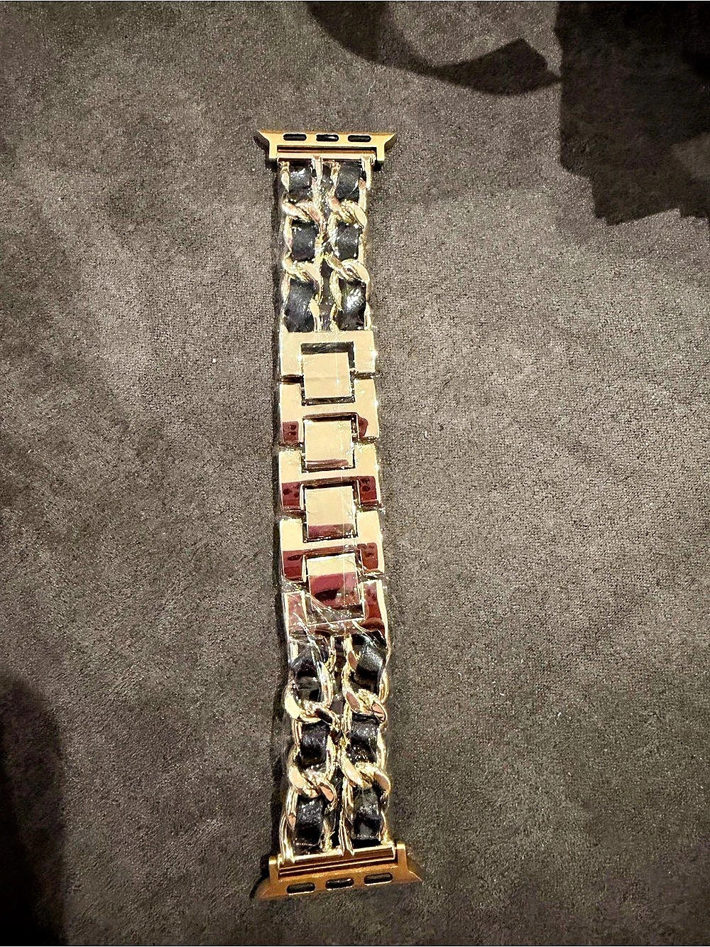 New Gold and black Watch band 42 mm